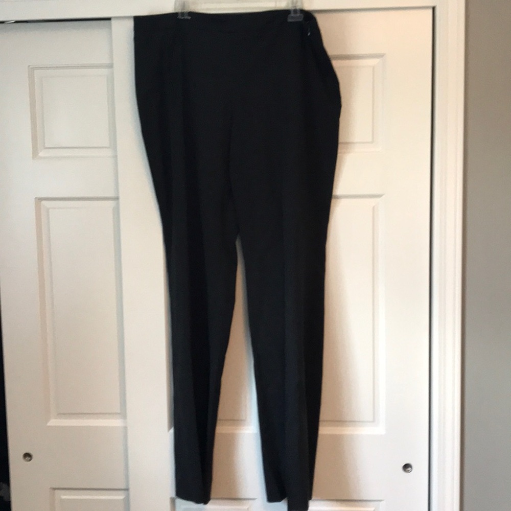 Hugo Boss grey windowpane trousers